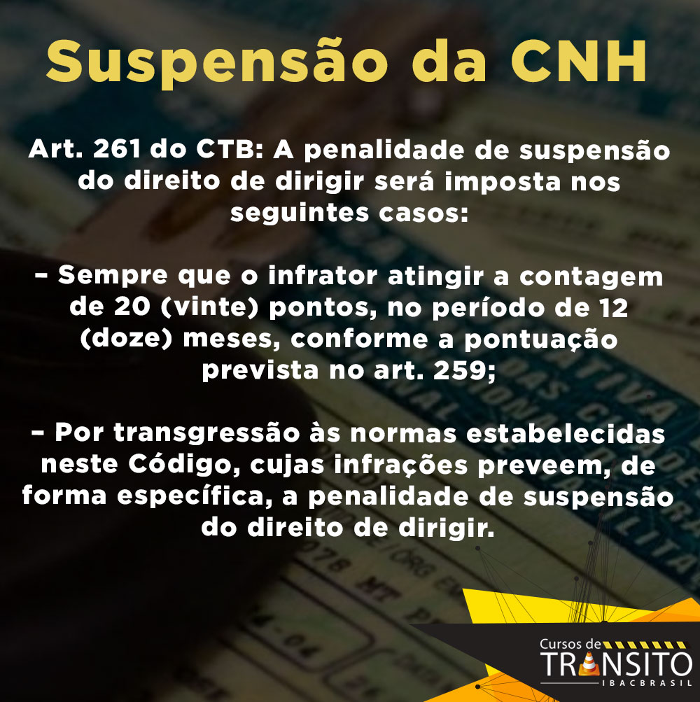 Suspensões de CNH no Paraná: Mais de mil motoristas já tiveram CNH suspensa só em Paranavaí