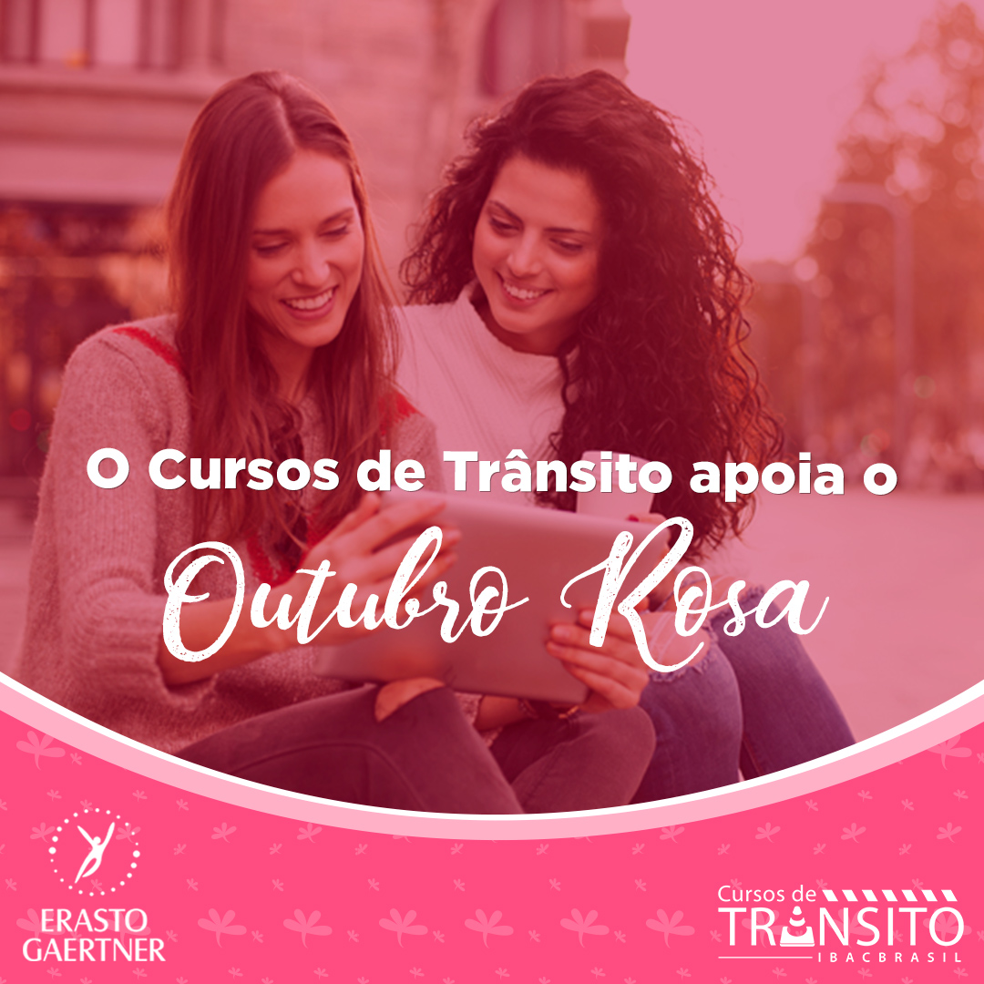 IBACBRASIL Cursos de Trânsito apoia o Outubro Rosa