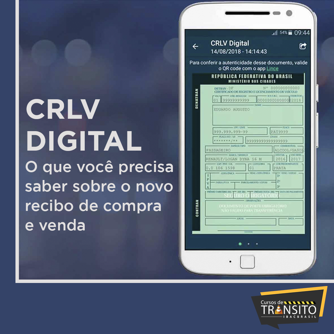 CRLV digital: O que você precisa saber sobre o novo recibo de compra e venda