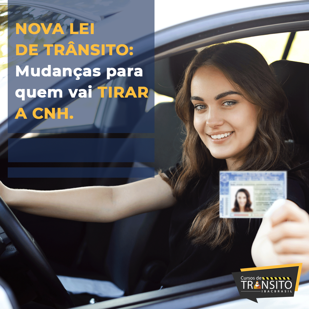 Nova Lei de trânsito: Mudanças para quem vai tirar a CNH