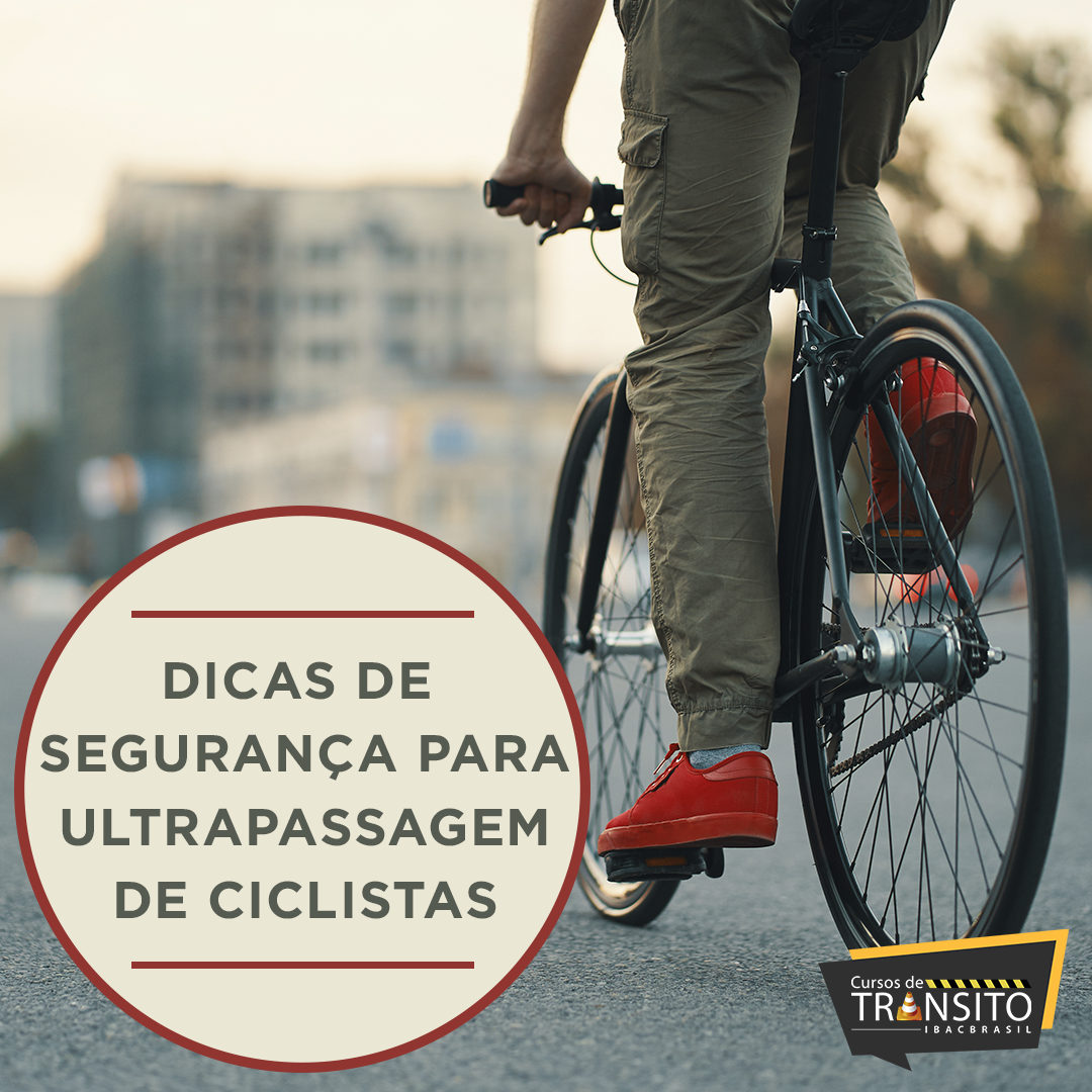 Dicas de segurança para ultrapassagem de ciclistas